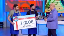 Ο Ευγένιος και ο Γιάννης εξασφαλίζουν την πρώτη τους νίκη και μαζί 1000 ευρώ!! 