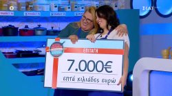 Νικήτριες η Έλλη με την Κατερίνα κατάφεραν και μάζεψαν 7.000 Ευρώ 