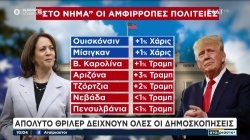 Οι κάλπες στις Ηνωμένες Πολιτείες ανοίγουν – Οι τελευταίες ομιλίες Τραμπ και Χάρις 