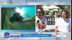 Πάρος: Δύτες καθάρισαν το πρωί τον βυθό του λιμανιού