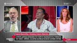 Η πρώτη δημόσια εμφάνιση του Γιώργου Μαζωνάκη στα γυρίσματα του Voice - Ήρεμος, χαλαρός και μελαγχολικός