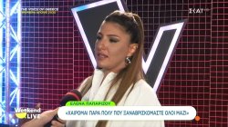 Η κάμερα του Weekend Live στα παρασκήνια του «The Voice», που κάνει απόψε πρεμιέρα – Οι δηλώσεις 