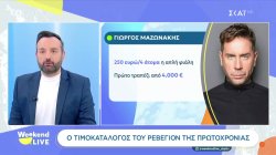 Ο τιμοκατάλογος του Ρεβεγιόν της Πρωτοχρονιάς