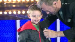 Ο μικρός Γιώργος δίνει το έναυσμα για να ξεκινήσει η εκπομπή!