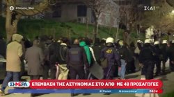  Επέμβαση της αστυνομίας στο ΑΠΘ με 48 προσαγωγές