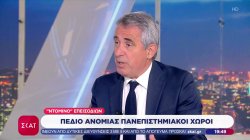 Το σχόλιο του Παναγιώτη Λάμψια - Πεδίο ανομίας Πανεπιστημιακοί χώροι 