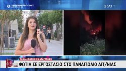 Φωτιά σε εργοστάσιο στο Παναιτώλιο – Νεκρός μετά από πτώση οχήματος σε χαράδρα - Απάτη μαμούθ με κρυπτονομίσματα 