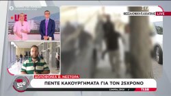 Δολοφονία Β. Νέστορα: Πέντε κακουργήματα για τον 25χρονο