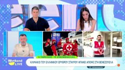 Κλιμάκιο του Ελληνικού Ερυθρού Σταυρού φτάνει απόψε στην Βενεζουέλα 