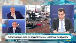  Θ. Πλεύρης: Τα στοιχεία δείχνουν μείωση των μεταναστευτικών ροών και επιστροφή των μεταναστών