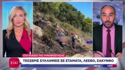 Πυροπροστασία: Τέσσερις συλλήψεις σε Σταμάτα, Λέσβο και Ζάκυνθο