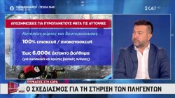 Πυρκαγιές στη χώρα: Ο σχεδιασμός για τη στήριξη των πληγέντων