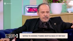 Αλέξανδρος Ρήγας: Παλιά δεν σήκωνα μύγα στο σπαθί μου, αλλά με τα χρόνια συμβιβάστηκα 