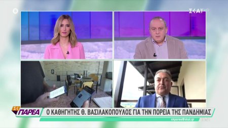 Βασιλακόπουλος σε ΣΚΑΪ: Να απαγορευτούν οι μεικτοί χώροι στην εστίαση-Δεν τηρούνται τα μέτρα