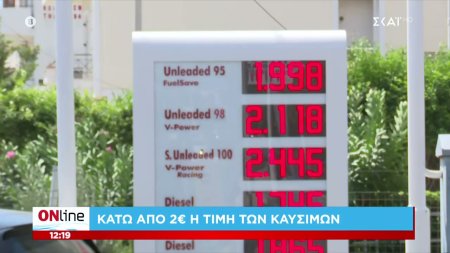 Έπεσε από το φράγμα των 2 ευρώ ανά λίτρο η τιμή της βενζίνης στην Αττική 