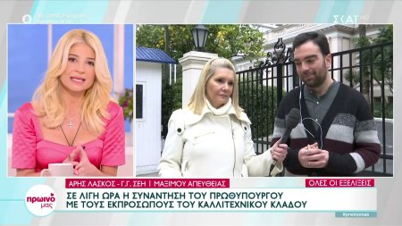 Ο εκπρόσωπος των ηθοποιών, Άρης Λάσκος, μιλάει στο «Πρωινό Μας» λίγο πριν τη συνάντηση των καλλιτεχνών με τον πρωθυπουργό 