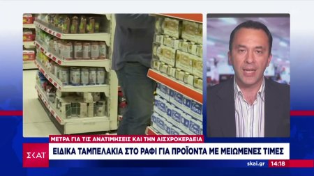 Μέτρα για τις ανατιμήσεις και την αισχροκέρδεια 