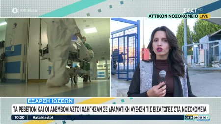  Κορωνοϊός: Τα ρεβεγιόν και οι ανεμβολίαστοι οδήγησαν σε δραματική αύξηση τις εισαγωγές στα νοσοκομεία 