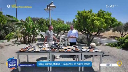 Τοπικά, αυθεντικά, Μηλέικα: Η κουζίνα όπως την έμαθε ο Βασίλης