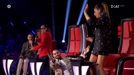 Οι coaches κάνουν ένα μοναδικό αφιέρωμα σε λαϊκά τραγούδια - Η αντίδραση του Γ. Καπουτζίδη 