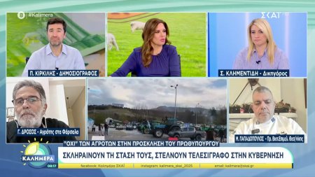 Αγρότης στα Φάρσαλα : Περιμένουμε την ατζέντα του Πρωθυπουργού και θα πράξουμε αναλόγως