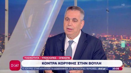 Τοξικότητα - Υποκλοπές - ΟΠΕΚΕΠΕ: Κόντρα κορυφής στη Βουλή - Το σχόλιο του Βασίλη Χιώτη