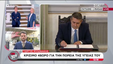 Τα νεότερα για την υγεία του Γιώργου Μυλωνάκη – Κρίσιμο 48ωρο 