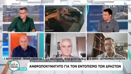 Ανθρωποκυνηγητό για τον εντοπισμό των δραστών της δολοφονικής επίθεσης στην Θεσσαλονίκη