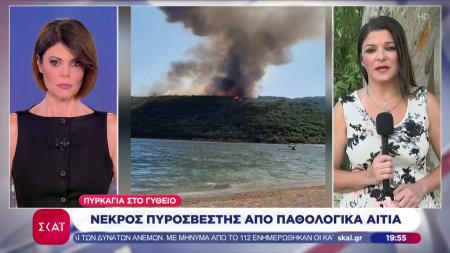 Πυρκαγιά στο Γύθειο: Νεκρός πυροσβέστης από παθολογικά αίτια 