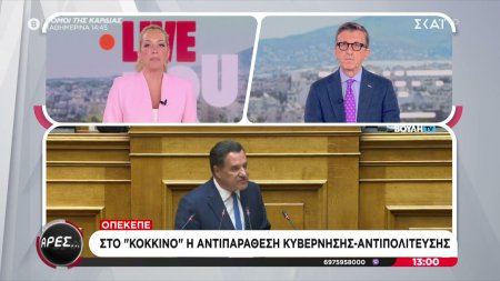 Άρες...Μάρες...: Στο κόκκινο η αντιπαράθεση Κυβέρνησης-Αντιπολίτευσης