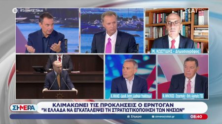 Κλιμακώνει τις προκλήσεις ο Ερντογάν - Φ.Φράγκος και Κ.Φίλης σχολιάζουν 