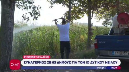 Συναγερμός σε 63 Δήμους για τον ιό του Δυτικού Νείλου - Συνεχείς ψεκασμοί