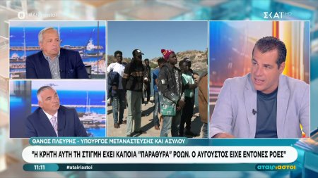 Ο Θ. Πλεύρης αναλύει όλα όσα έχουν να κάνουν με τις μεταναστευτικές ροές αυτή την περίοδο 