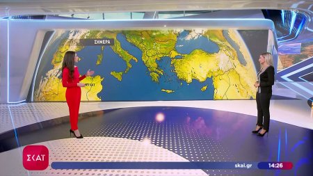 Ο καιρός της Κυριακής και των πρώτων ημερών της νέας εβδομάδας 