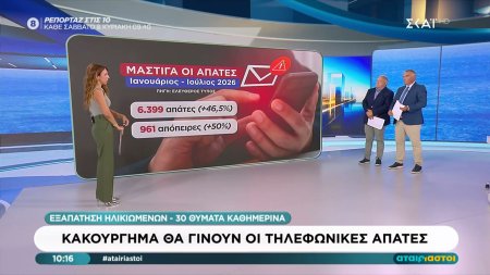 Κακούργημα θα γίνουν οι τηλεφωνικές απάτες 