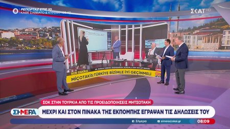 Σοκ στην Τουρκία από τις προειδοποιήσεις Μητσοτάκη 
