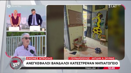 Ν. Σμύρνη: Ανεγκέφαλοι βάνδαλοι κατέστρεψαν νηπιαγωγείο