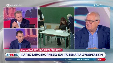Α. Δρυμιώτης: «Η αυτοδυναμία είναι εφικτή - Η δεύτερη θέση ''παίζεται''» 