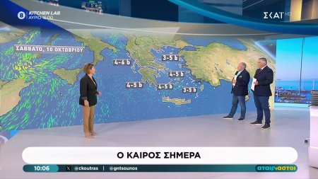 Η πρόγνωση του καιρού για σήμερα Παρασκευή και το Σαββατοκύριακο