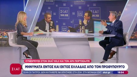 Συνέντευξη του Πρωθυπουργού στον ΣΚΑΪ 100,3: Μηνύματα εντός και εκτός Ελλάδας