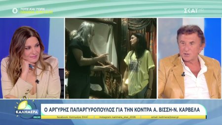 Α. Παπαγυρόπουλος: Μίλησα με τον Ν. Καρβέλα & του είπα να σταματήσει αυτή τη κόντρα με τη Βίσση